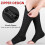 Compression Socks with Zipper 15-20mmHg Knee High Open Toe 2