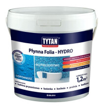 Flydende hydro tytan film 1,2 kg grå - silkefolie 1,2