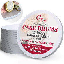 Cake Boards van Cakebon - Stevige 1/2 Inch Cake Drum - 12 Inch Professionele Cake Boards 12-Pack
