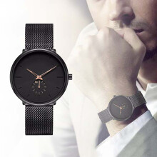 Smartwatch für Herren, roségoldenes Mesh-Armband GA-2110ET-2A