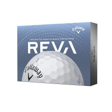 Callaway REVA Golfballen (één dozijn) (2023 Versie, Wit)