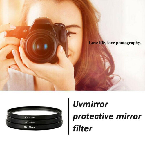 Filtre UV fin pour objectifs Olympus Nikon 1
