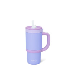 Ello Oasis Tasse En Acier Inoxydable 14oz Avec Poignée & Paille Rétractable, 100% Étanche