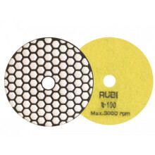 Disco diamantado - RUBI - 62971 - Granulometría 100 - Diámetro 100 mm - Color azul