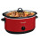 Crock-Pot Crockpot 8-Quart Manueller Slow Cooker, Roter Hochglanz 1