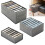 Clothes Organizer Box Foldable Jeans Compartment 2PCS 3