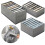 Clothes Organizer Box Foldable Jeans Compartment 2PCS 4