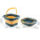 Collapsible Foot Bath Portable Foldable Spa Bowl with 2