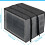 Mesh Window AC Cover Outdoor Dust-Proof Waterproof Black 5