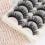 Umělé řasy Přírodní C-Curl5D Strip Lashes 3