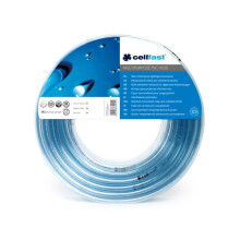 Yleinen PVC-putki - CELLFAST - Läpinäkyvä - 6,0 x 1,5mm - Pituus 50m - 32 L/min