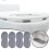 Toilet Seat Stoppers Self-Adhesive Buffer Spacers 4PCS 2