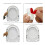 Toilet Seat Stoppers Self-Adhesive Buffer Spacers 4PCS 6