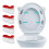 Toilet Seat Stoppers Self-Adhesive Buffer Spacers 4PCS 4