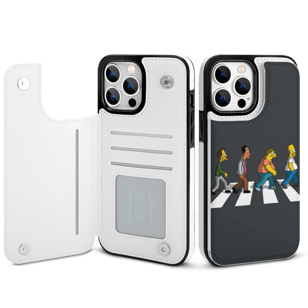 Iphone 14 Pro Max Wallet Case Pu Leather Shockproof Folio 393040730175