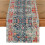 Boho tafelloper oranje blauw 13x72 inch 2