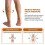 Compression Socks 15-20mmHg Knee Length Extra-Wide Calf 5