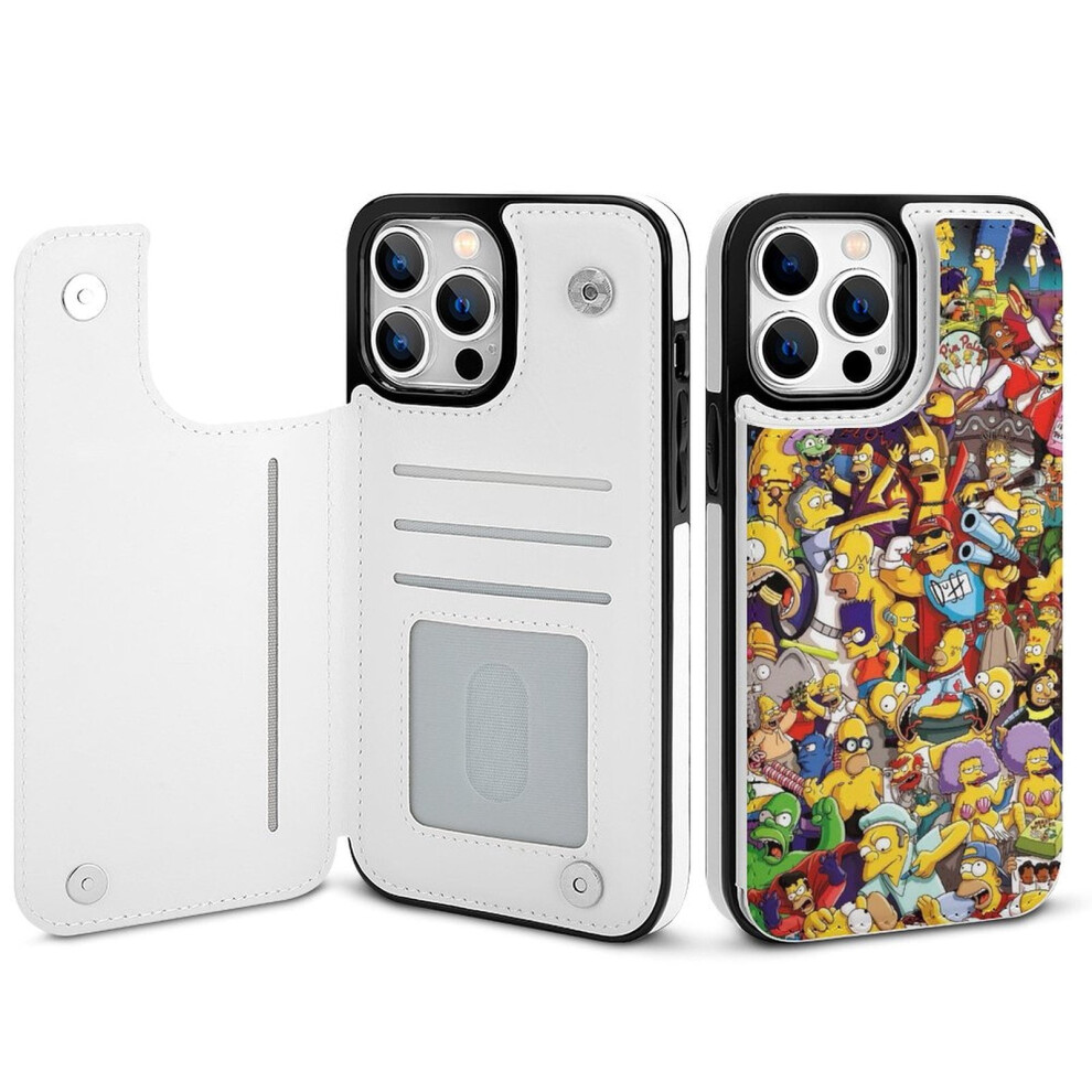 Iphone 14 Pro Max Wallet Case Pu Leather Shockproof Folio 301029987069