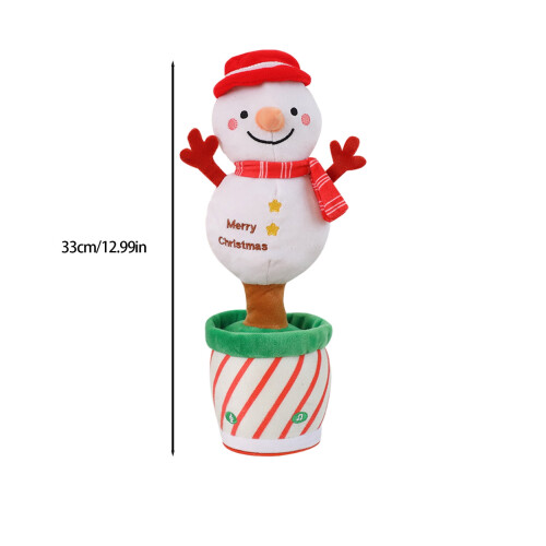 Christmas dancing cactus plush toy 1 piece 2