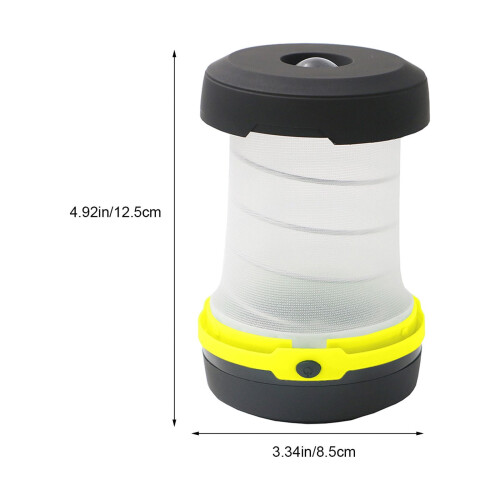 Solar camping lantern LED emergency light collapsible 1 unit