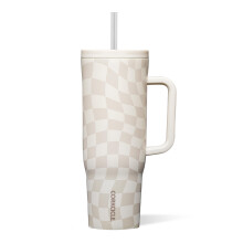 Corkcicle Cruiser - Insulated Tumbler with Handle - Keeps Drinks Cold 20 Hours - Spill-Proof Dual Lid - Triple-Insulated - Summer Drinkware Gift - Kee