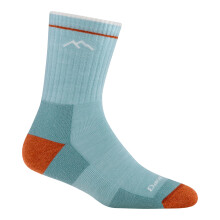 Darn Tough Vermont Hiker Women's Socks - Micro Crew Midweight Merino Wool Hiking Socks - Glacier, Medium