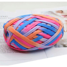 Colorful T-Shirt Yarn for Knitting and Crochet 1 Pc