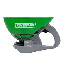 Chapin 8706G Verspreider, Tuin en Grond, TurfPro, Handcrank, Lichtgewicht, Draagbaar, Poly Scoop, Duimcontrole Poort, 3 Instellingen