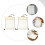 Calligraphy Scroll Rice Paper Hardcover Reel 2 pcs 3