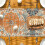 Boho tafelloper oranje blauw 13x72 inch 4