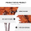 Artificial Maple Leaves Branches 4 pcs 5