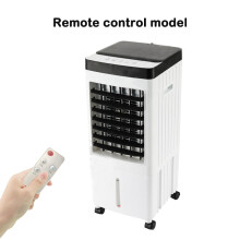 (Remote control, UK Plug) Electric Air-conditioning Fan Humidifier Arctic Cold Strong Wind Cooling Fans Remote Control Water-cooled Summer Cooler 10L