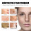 Green color-correcting paste for skin brightening, 30g 6