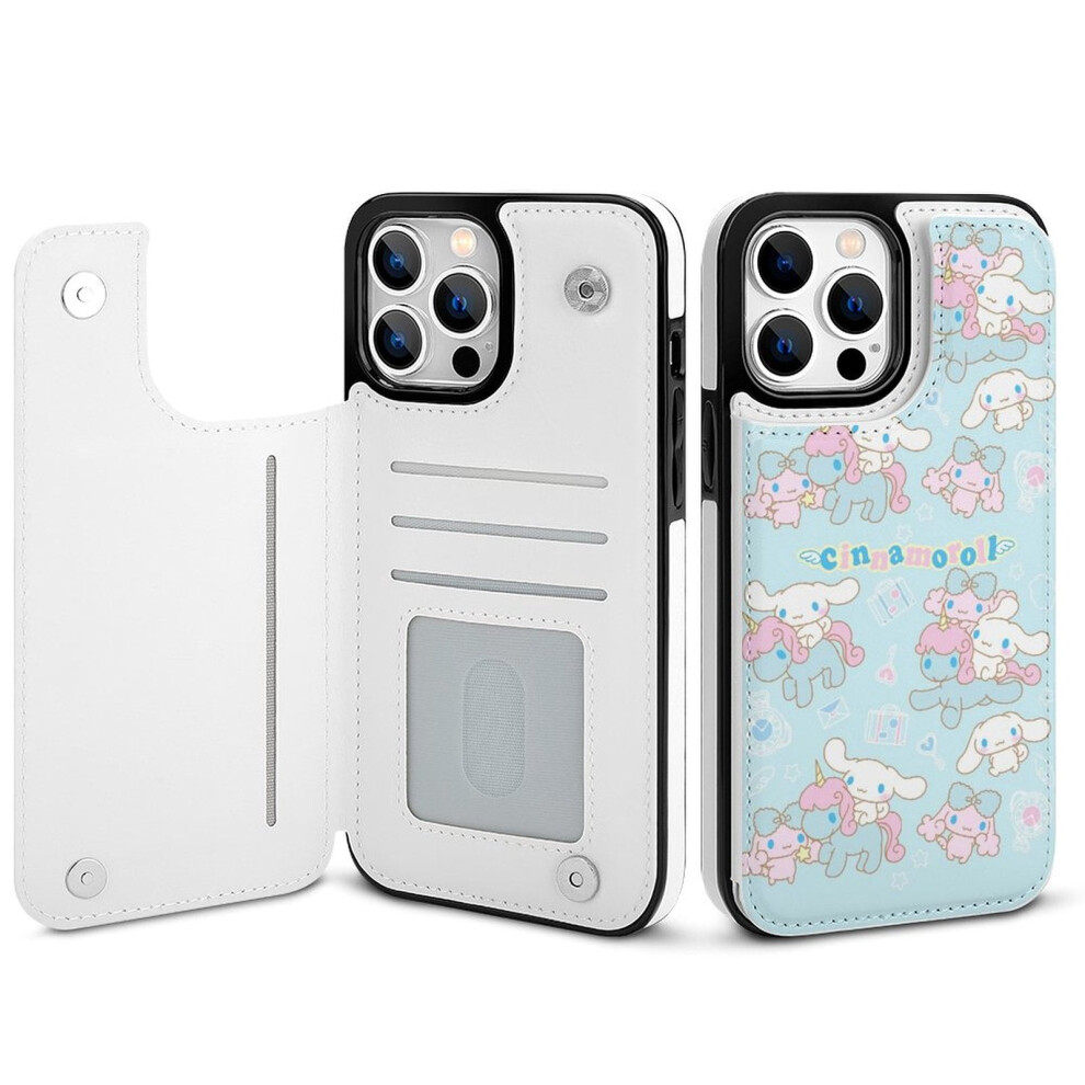 Cinnamoroll Iphone 14 Pro Max Wallet Case Pu Leather With 393040730557