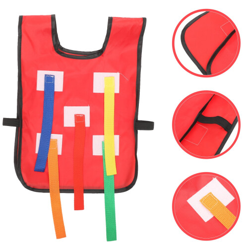 Interactive Tail Game Vest for Kids with Ribbon Set 1