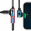 2/1*USB-C TypeC σε υποδοχή 3.5mm AUX για ακουστικά, προσαρμογέας διαχωριστή ήχου, φόρτιση FAST 7