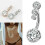 Bauchnabelpiercing mit Anhänger (1-teilig) 3