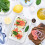 Bandeja rectangular de plástico YUNXNK de 12 pulgadas 7