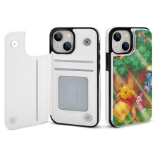 Winnie de Pooh iPhone 14 portemonneehoesje met kaarthouder