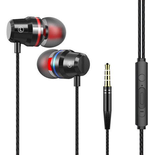 In-Ear Wired Earphones with Microphone 3.5mm