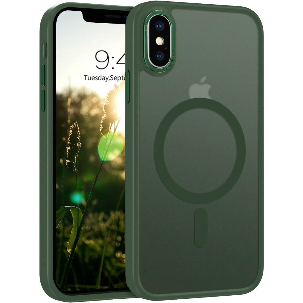 Iphone X/Xs Magsafe Case Midnight Translucent Matte Green 301029593123
