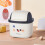 YLOMAY desktop trash can with lid 12L 3