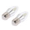 Ampoule décorative pour lustre E27, culot 5W, lot de 2 5