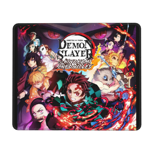 Demon Slayer Mauspad mit Gummirand, 32 x 18 cm