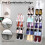 Sloping Narrow Shoe Rack Beige 8-Tier Free-Standing 7
