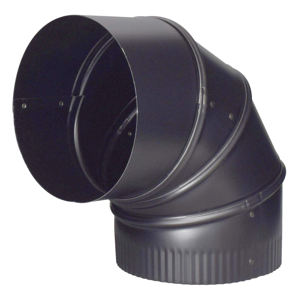 Imperial United States Hdw, Black Bm0014 6" Adjustable Elbow 063467210030