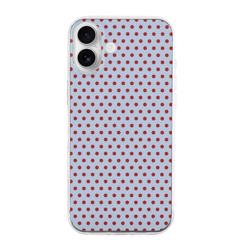Polka Dot Tpu Case For Iphone 16 Plus Â Transparent Slim 393040731387