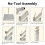 Sloping Narrow Shoe Rack Beige 5-Tier Free-Standing 4