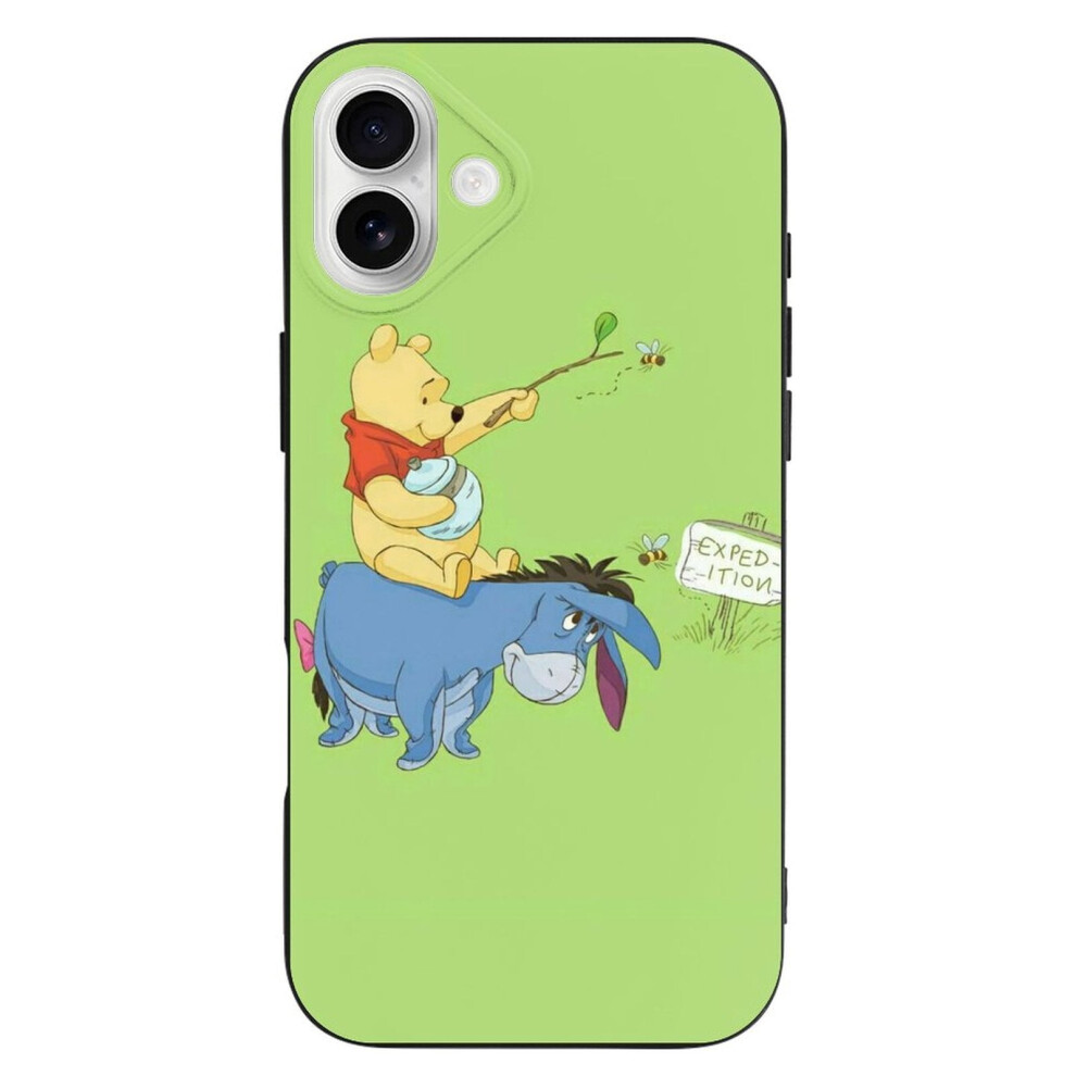 Winnie The Pooh Tpu Case For Iphone 16 Plus Â Black 393040732049