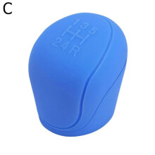 Funda de silicona antideslizante para pomo de palanca de cambios de coche de 5 velocidades